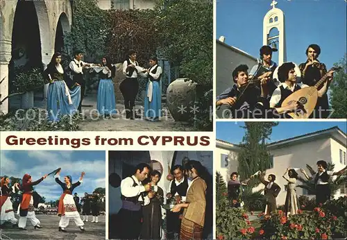 Trachten Zypern Tanz Mandoline Geige  / Trachten /