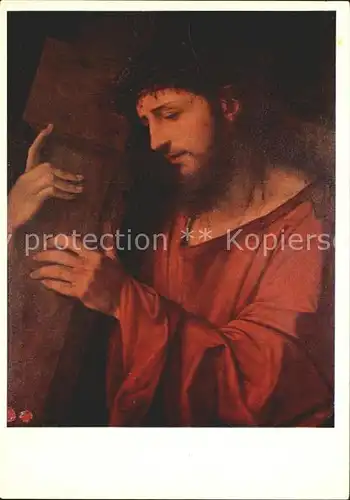 Kuenstlerkarte Bernardino Luini Kreuztragung Christi / Kuenstlerkarte /
