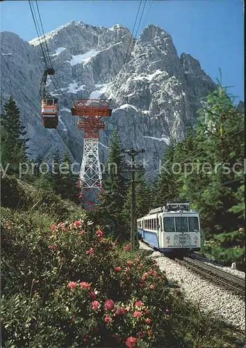 Zahnradbahn Seilbahn Zugspitze  / Bergbahn /