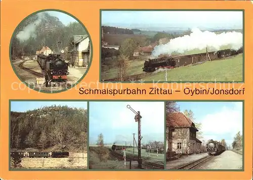 Lokomotive Schmalspurbahn Zittau Oybin Jonsdorf  Kat. Eisenbahn