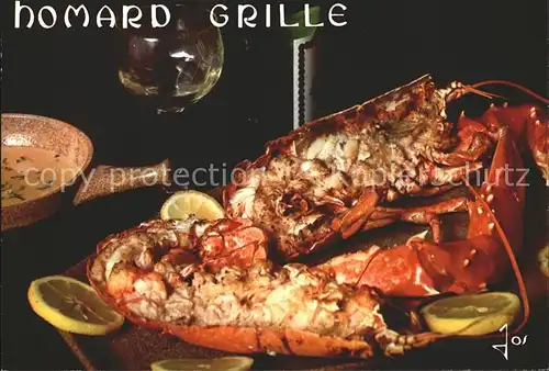 Meerestiere Recette Homard Grille  / Tiere /