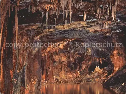 Hoehlen Caves Grottes Saalfeld Saale Feengrotten Maerchendom Gralsburg / Berge /
