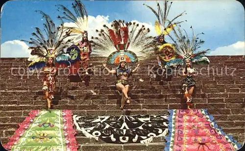 Tanz Taenzer Danzantes Aztecas Tenochtitlan Mexico / Tanz /