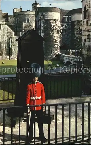 Leibgarde Wache Guardsman Tower of London Kat. Polizei