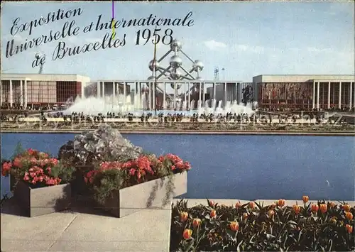 Exposition Universelle Bruxelles 1958 Place et Portique de Belgique Kat. Expositions