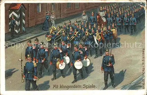 Trommler Regiment Litho Kaserne  Kat. Musik