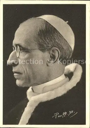 Papst Pius XII. Kat. Religion