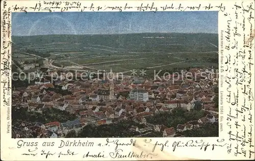 Lunakarte Nr. 11563 Duerkheim Kat. Verlage