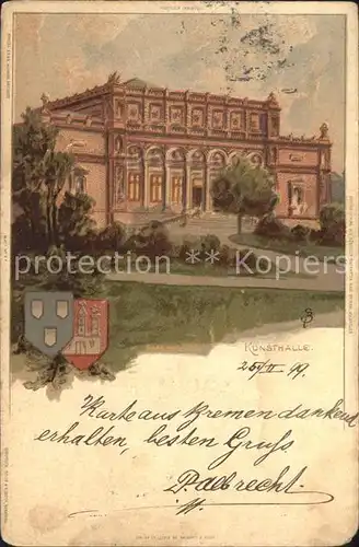 Biese Carl Karl Kunsthalle Hamburg Kat. Kuenstlerlitho