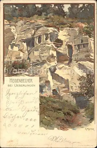 Mutter K. Heidenloecher ueberlingen Litho Kat. Kuenstlerlitho