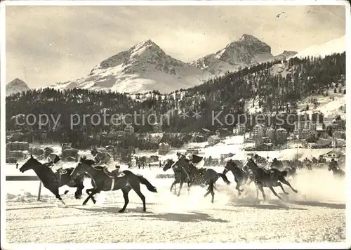 Pferdesport Pferderennen Reitsport St. Moritz Piz Albana Piz Julier  Kat. Sport