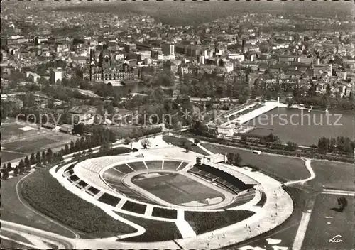 Stadion Hannover Niedersachsen Stadion Maschsee Neues Rathaus Fliegeraufnahme Kat. Sport