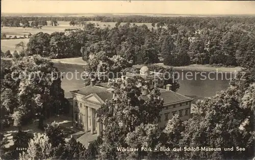 Woerlitz Woerlitzer Park Schloss Museum See Kat. Woerlitz