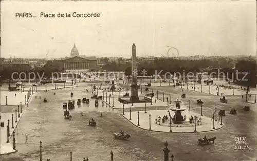 Foto DIX Paris Nr. 5033 Paris Place de la Concorde  Kat. Paris