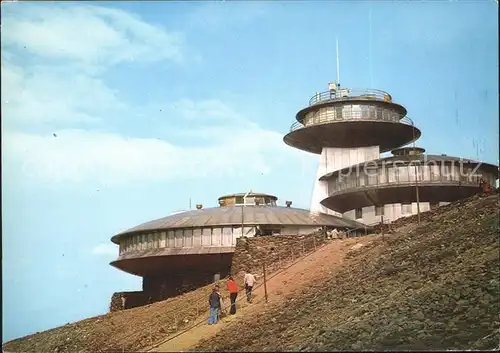 Karkonosze Schronisko i obserwatorium meteorologiczne na Sniezce Kat. Polen