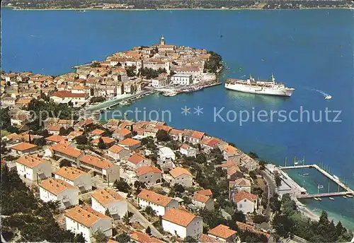 Korcula Fliegeraufnahme Kat. Kroatien