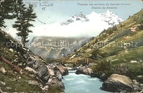 Zermatt VS Chemin Findelen Kat. Zermatt