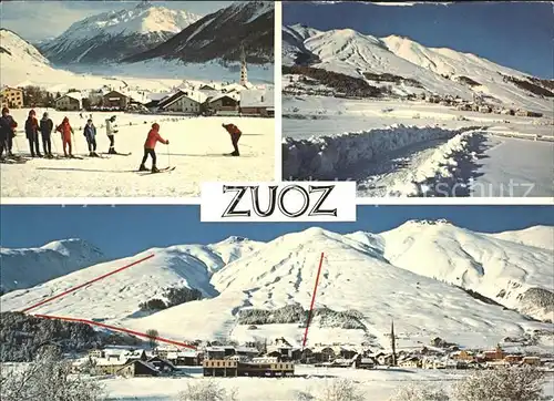 Zuoz GR Skischule  Kat. Zuoz