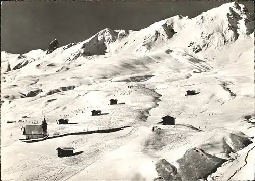 Arosa GR Skifeld Bergkirchlein Kat. Arosa