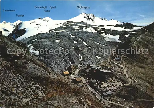 Stelvio Thurwiesner Trafoier Punta degli Spiriti Naglerspitze Kat. Italien