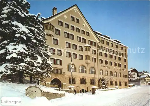 St Moritz GR Hotel Margna Kat. St Moritz