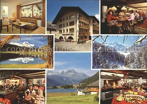 Corvatsch Silvaplana GR Rustik Restaurant Albana Kat. Silvaplana