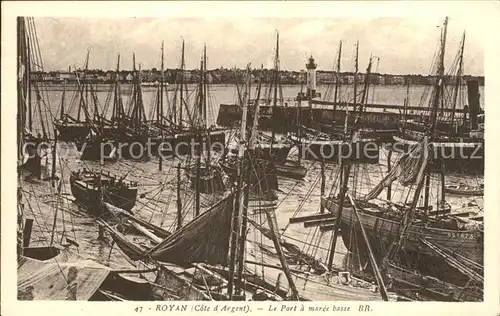 Royan Charente Maritime Port Hafen Segelboote  Kat. Poitiers Charentes