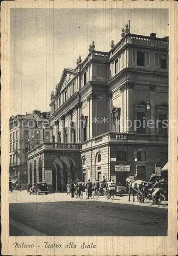 Milano Teatro alla Scala Kat. Italien