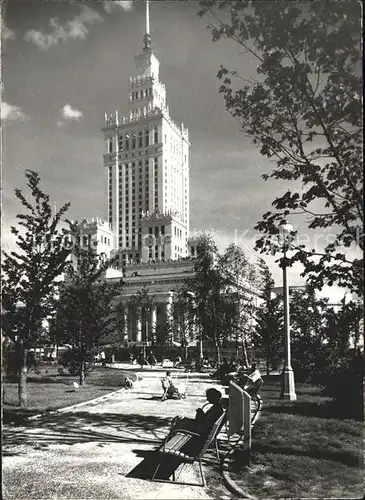 Warszawa Palac Kultury i Nauki Kat. Warschau Polen