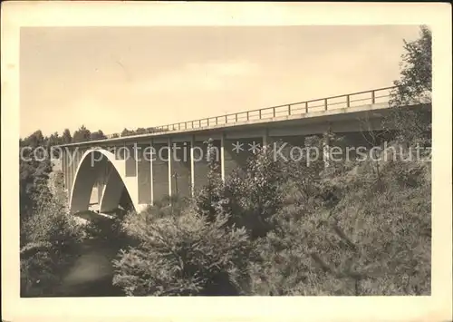 Bad Hermsdorf Teufelstalbruecke Autobahn Dresden Eisenach Kat. Polen