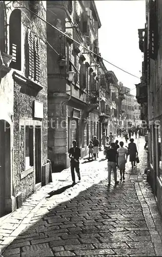 Porec Strassenpartie Kat. Kroatien