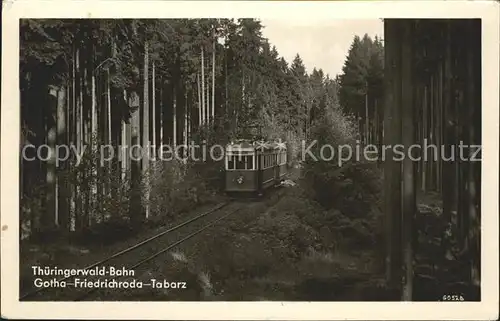 Friedrichsroda Thueringerwald Bahn von Gotha nach Tabarz Kat. Friedrichsroda