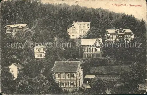 Friedrichsroda Herzogweg Kat. Friedrichsroda