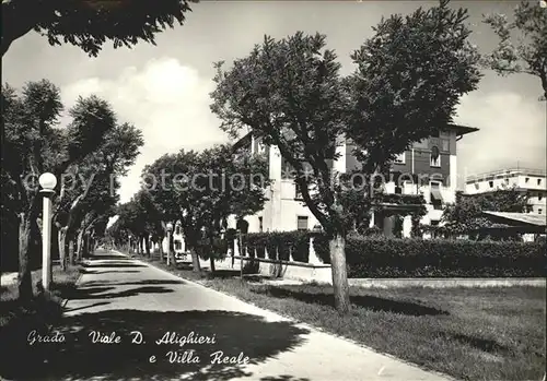 Grado Viale D. Alighieri e Villa Reale Kat. Italien