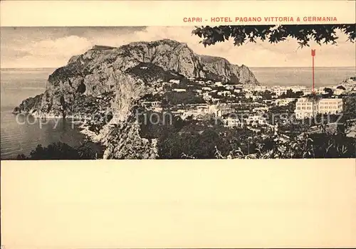 Capri Hotel Pagano Vittoria und Germania Kat. Golfo di Napoli