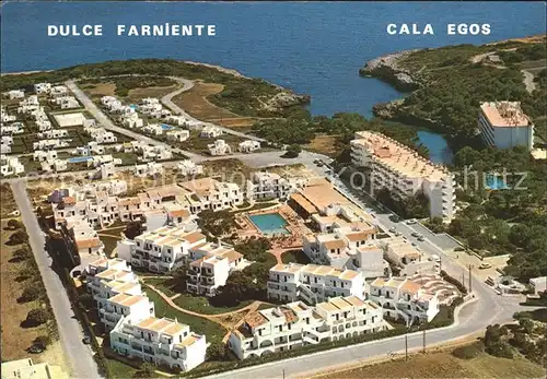 Mallorca Fliegeraufnahme Cala Egos Dulce Farniernte Kat. Spanien