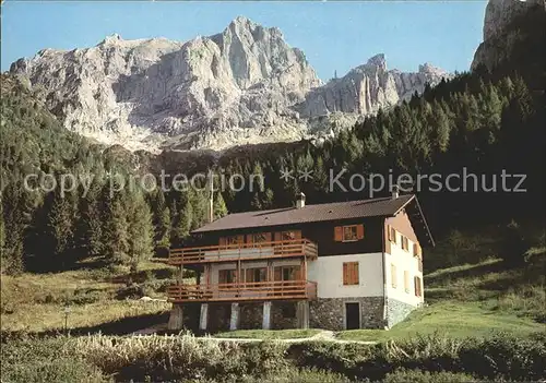 Dolomiti Rifugio Furio Bianchet Gruppo dello Schiara Kat. Italien