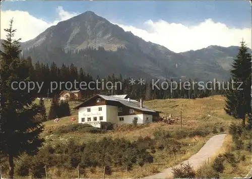 Hirschegg Kleinwalsertal Vorarlberg Ferienheim Margarethenhoehe Kat. Mittelberg