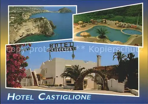 Ischia Hotel Castiglione Swimmingpool Panorama Kat. 