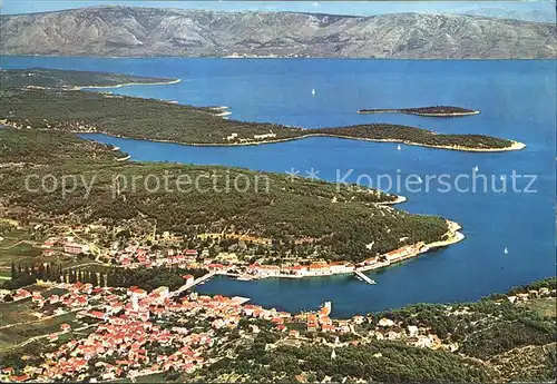 Jelsa Kroatien Panorama Kat. Kroatien