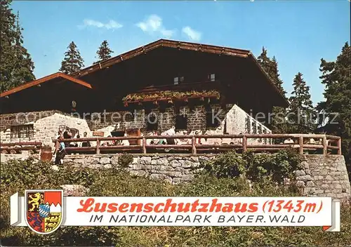 Lusenschutzhaus im Nationalpark Bayer Wald Kat. Neuschoenau