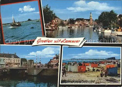 Lemmer Strand Hafen  Kat. Lemmer