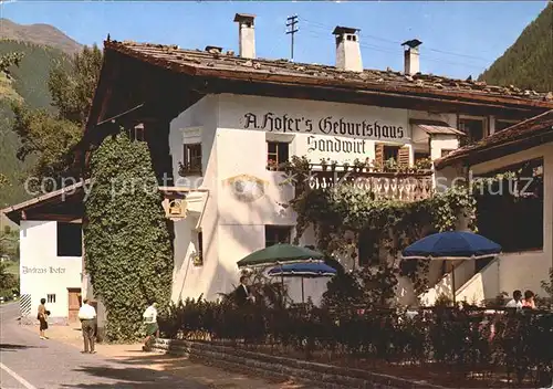 St Leonhard Passeier Gasthaus Sandwirt Kat. St Leonhard in Passeier Suedtirol