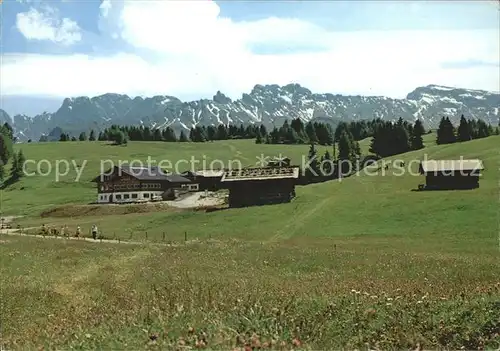 Seiser Alm Restaurant Ritsch Schwaige Kat. Seis am Schlern Kastelruth Suedtirol