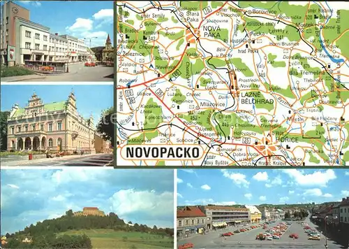 Nova Paka Gottwaldo namesti Lazne Belohrad rekreacni a kulturni Revolucni namesti Kat. Tschechische Republik