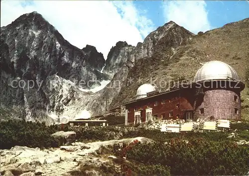 Vysoke Tatry Observatorium Kat. Slowakische Republik