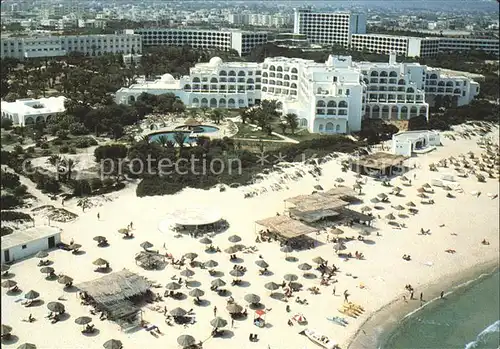 Sousse Hotel Marhaba Beach Strand Fliegeraufnahme Kat. Tunesien