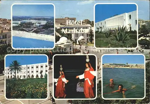 Sousse Hotel Marhaba Fliegeraufnahme Garden Taenzerinnen Swimmingpool Kat. Tunesien