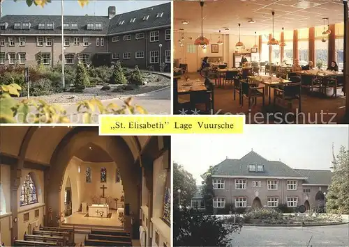 Lage Vuursche Verpleeghuis St Elisabeth Speisesaal Kirche Inneres Kat. Lage Vuursche