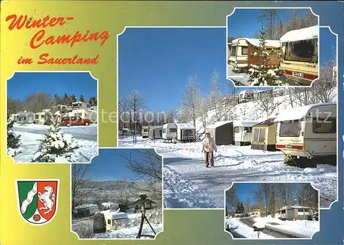 Westfalen Region Wintercamping im Sauerland Details Kat. Melle